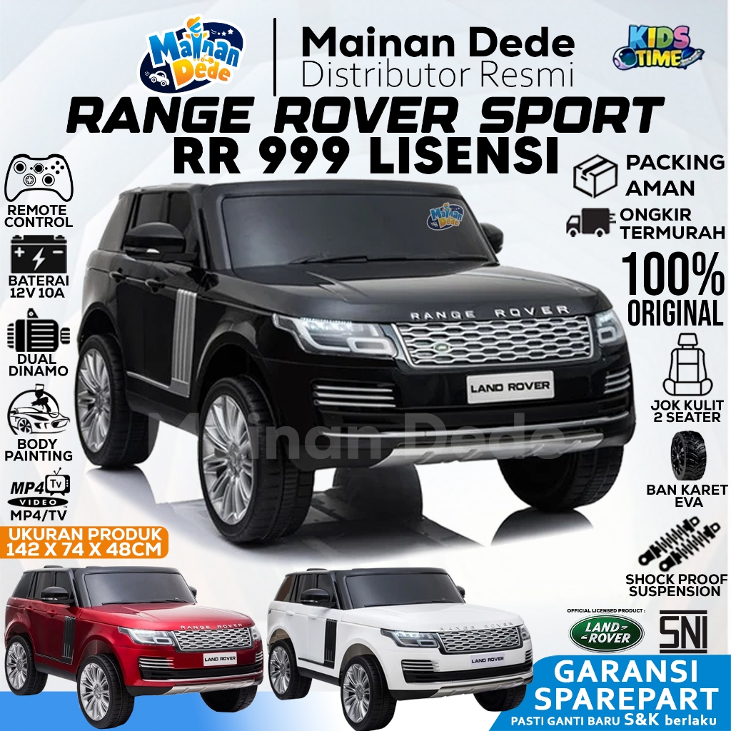 Jual Mainan Mobil Aki Anak Range Rover Sport RR999 ADA TV Lisensi ...