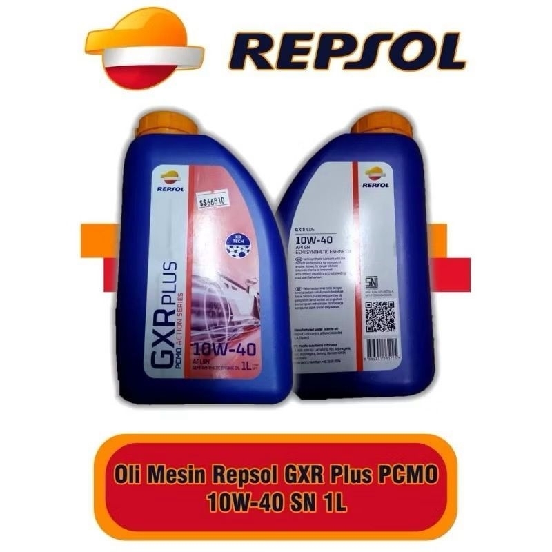 Jual OLI MESIN MOBIL REPSOL GXR PLUS 10W-40 1L | Shopee Indonesia
