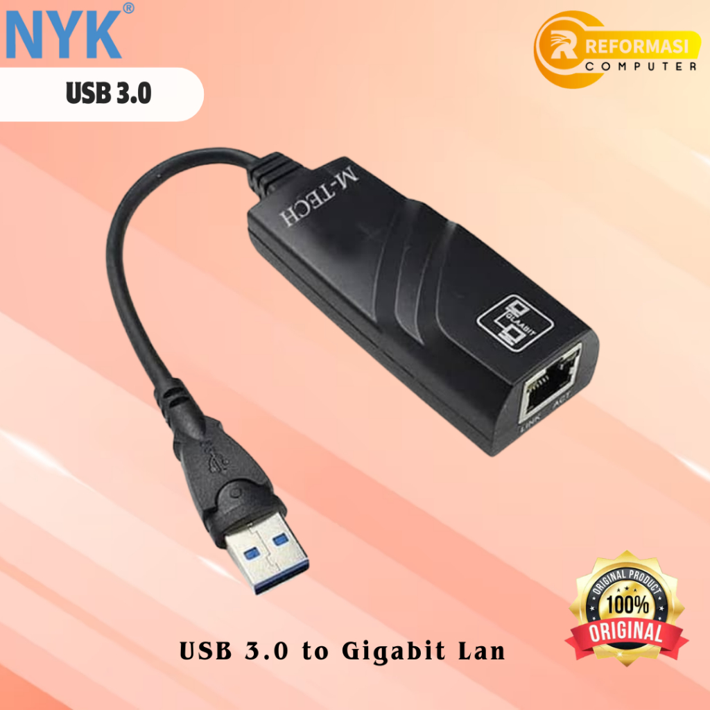 Jual M-TECH USB 3.0 to Gigabit Lan | Shopee Indonesia