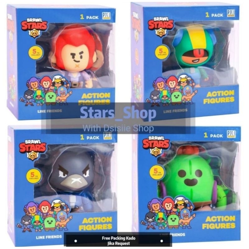 Bizak Action Figure Brawl Stars Colt - Personaggio Gioco Multiplayer 11cm Con Accessorio - 3