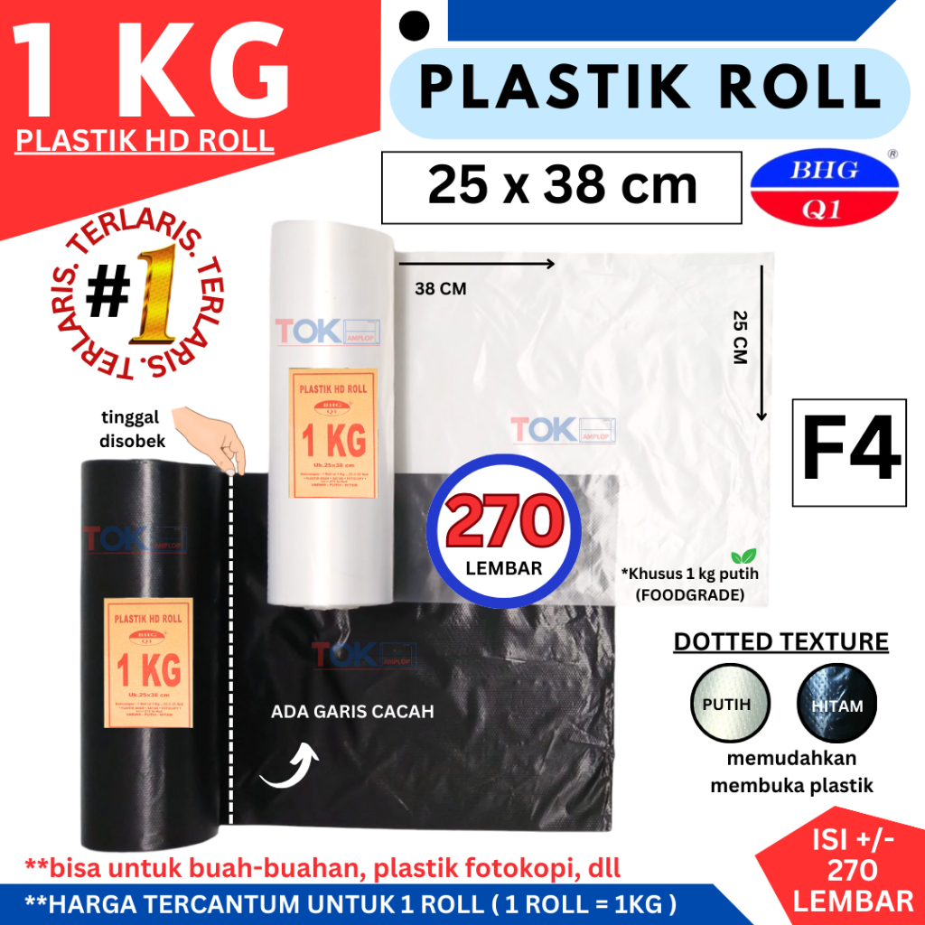 Jual Plastik Roll Terlengkap & Harga Terbaru Juni 2026 | Shopee Indonesia