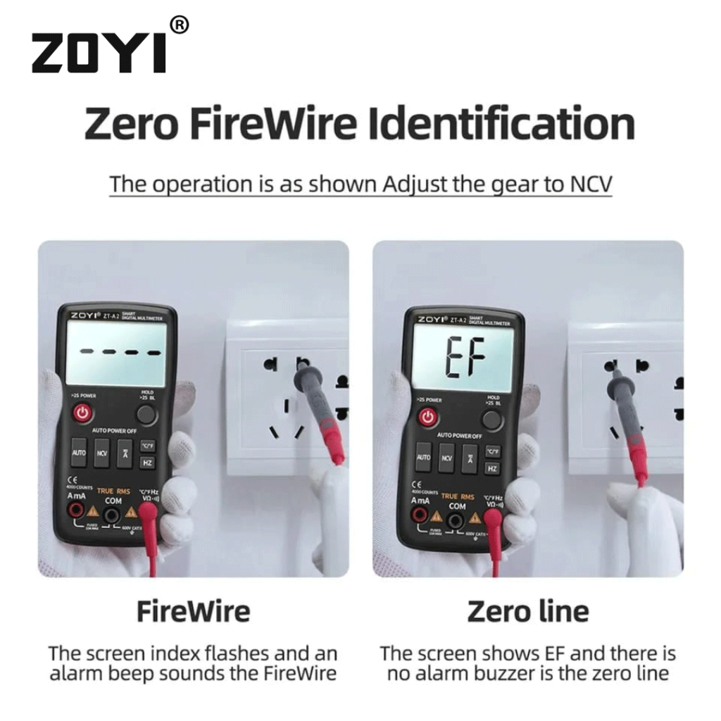Jual ZOYI ZT-A2 Auto Smart Multitester Avometer Digital AC DC Voltage ...