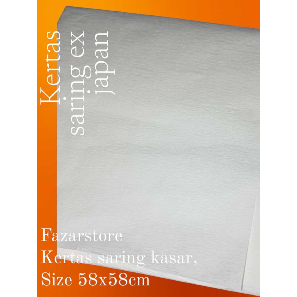 Jual Kertas saring ukuran 58x58cm 1lembar/filter paper | Shopee Indonesia