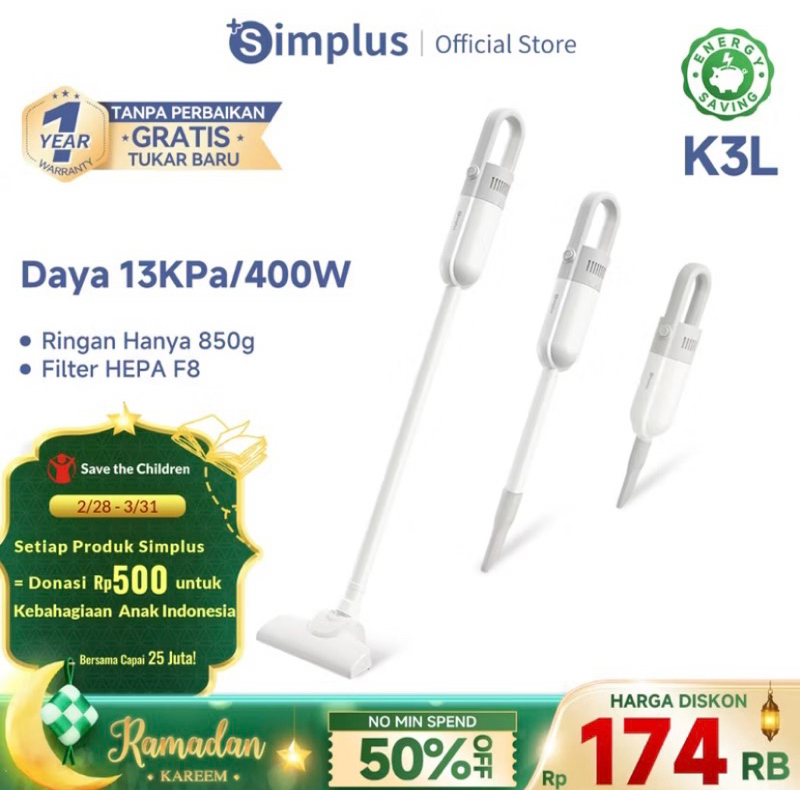 Jual SIMPLUS VACUM CLEANER | Shopee Indonesia