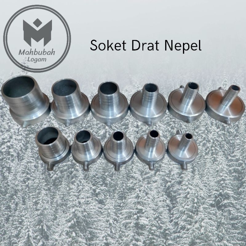 Jual Drat Nepel Socket Sok Alkon Mesin Pompa air irigasi,,,Soket ...