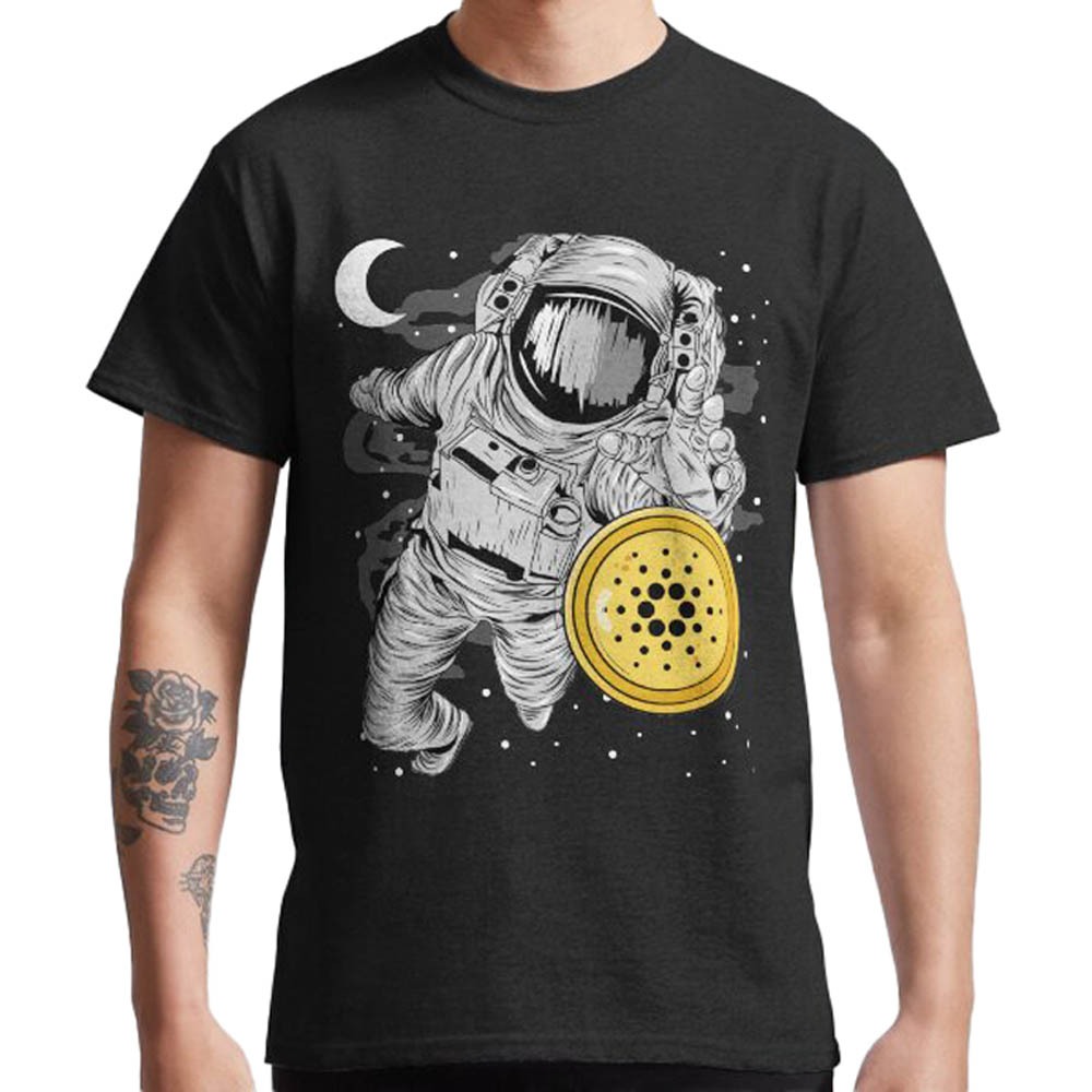 Jual Kaos Baju Cardano ADA tho the moon Premium Grade 100% Cotton ...