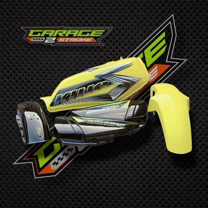 Jual Tangki Tengki Bensin Set Yamaha RX King Rxk Custom 2009 Kuning ...