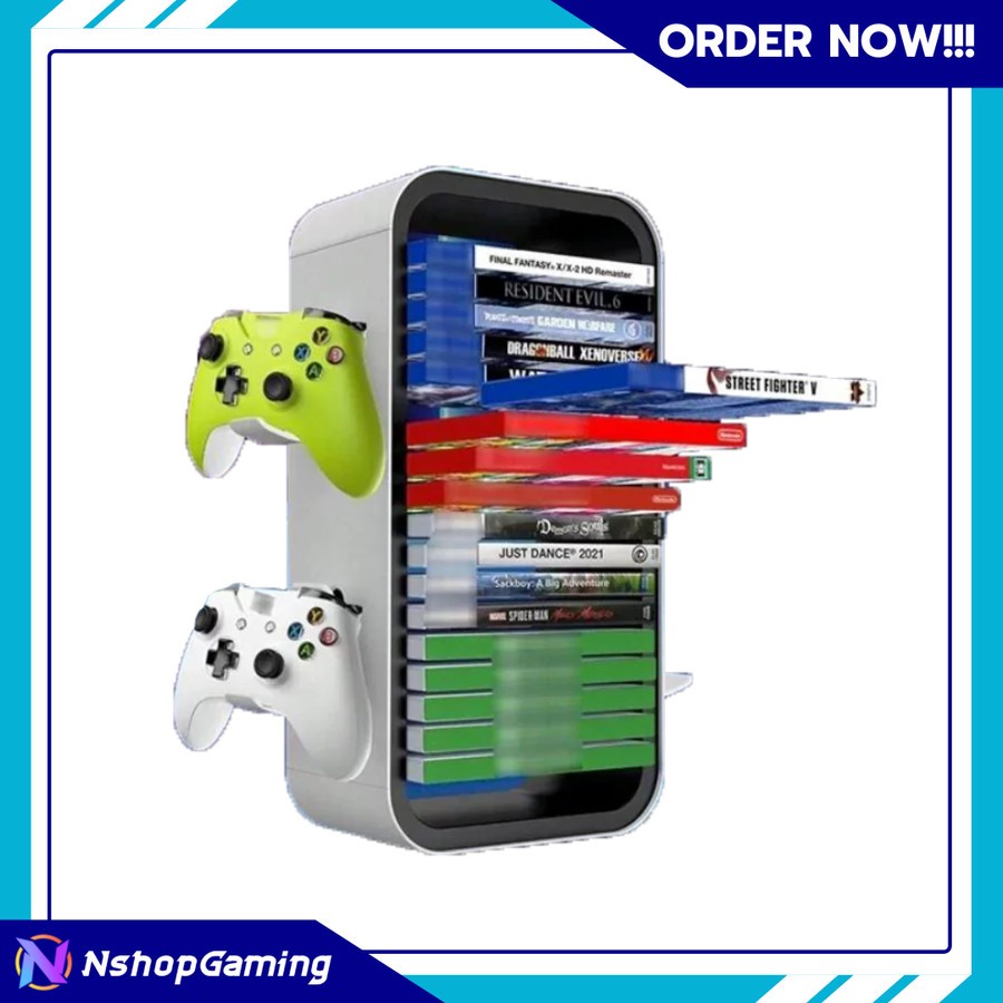 Jual LinYuvo Video Game Disc Storage Tower for PS/XBOX/NS | Shopee ...