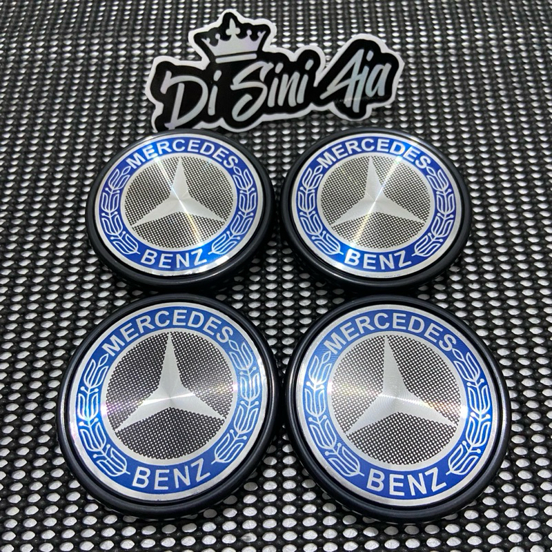 Jual dop roda tutup velg mercy mercedes benz diameter 7.5 cm | Shopee ...
