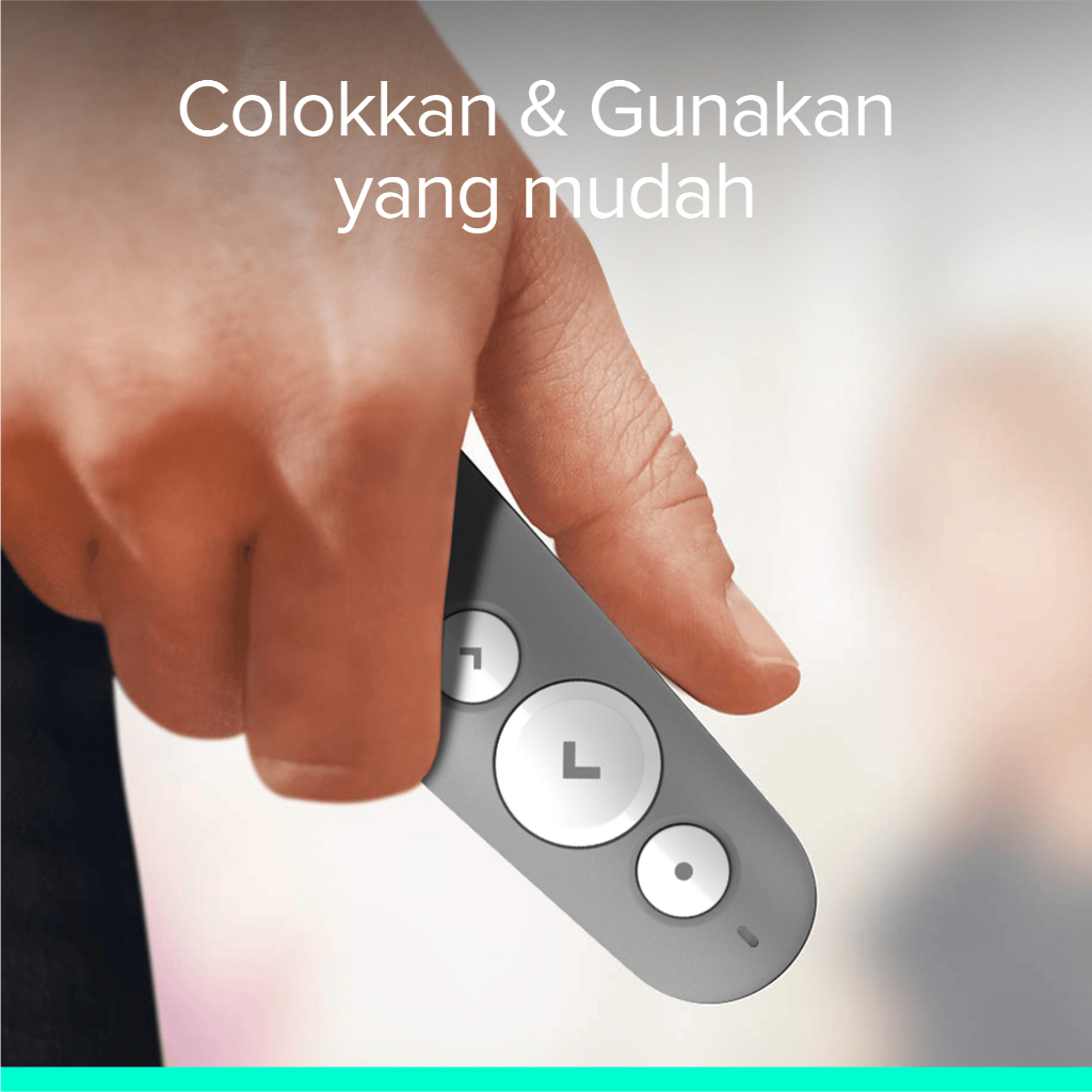 Logitech R500s Remote Pointer Presenter Wireless / Bluetooth dengan Laser Merah (3)