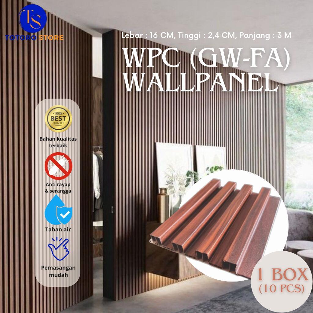 Jual PC Wall Panel PVC Premium Isi 10 Pcs Ukuran 3M x 16cm Anti Rayap ...