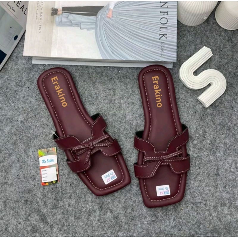 Jual SANDAL CEWEK MODEL TEPLEK SENDAL FLAT WANITA KEKINIAN MODEL ...