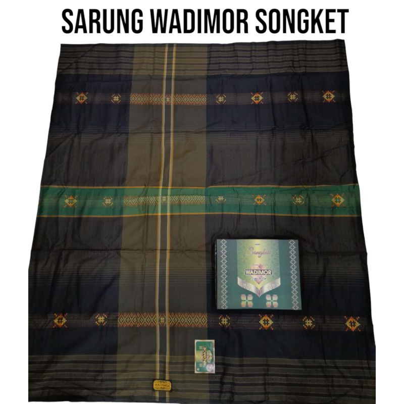 Sarung Tenun Wadimor Songket dan Bordir Motif Bhs