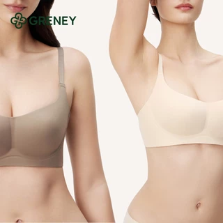 GRENEY - Gbras - Bra Cup Candy bra wanita one piece tanpa kawat seamless menopang dengan gesper nyaman - 89740