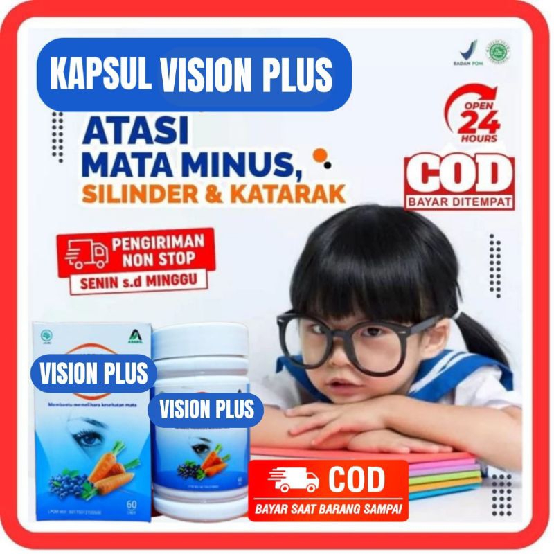 Jual KAPSUL VISION PLUS ISI 60 - KAPSUL MATA ABABIL OBAT MATA MINUS ...