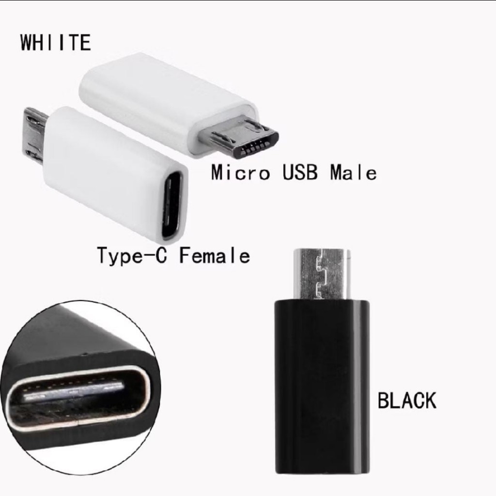 Jual [SO-457] Adapter converter Type C To Micro | Shopee Indonesia