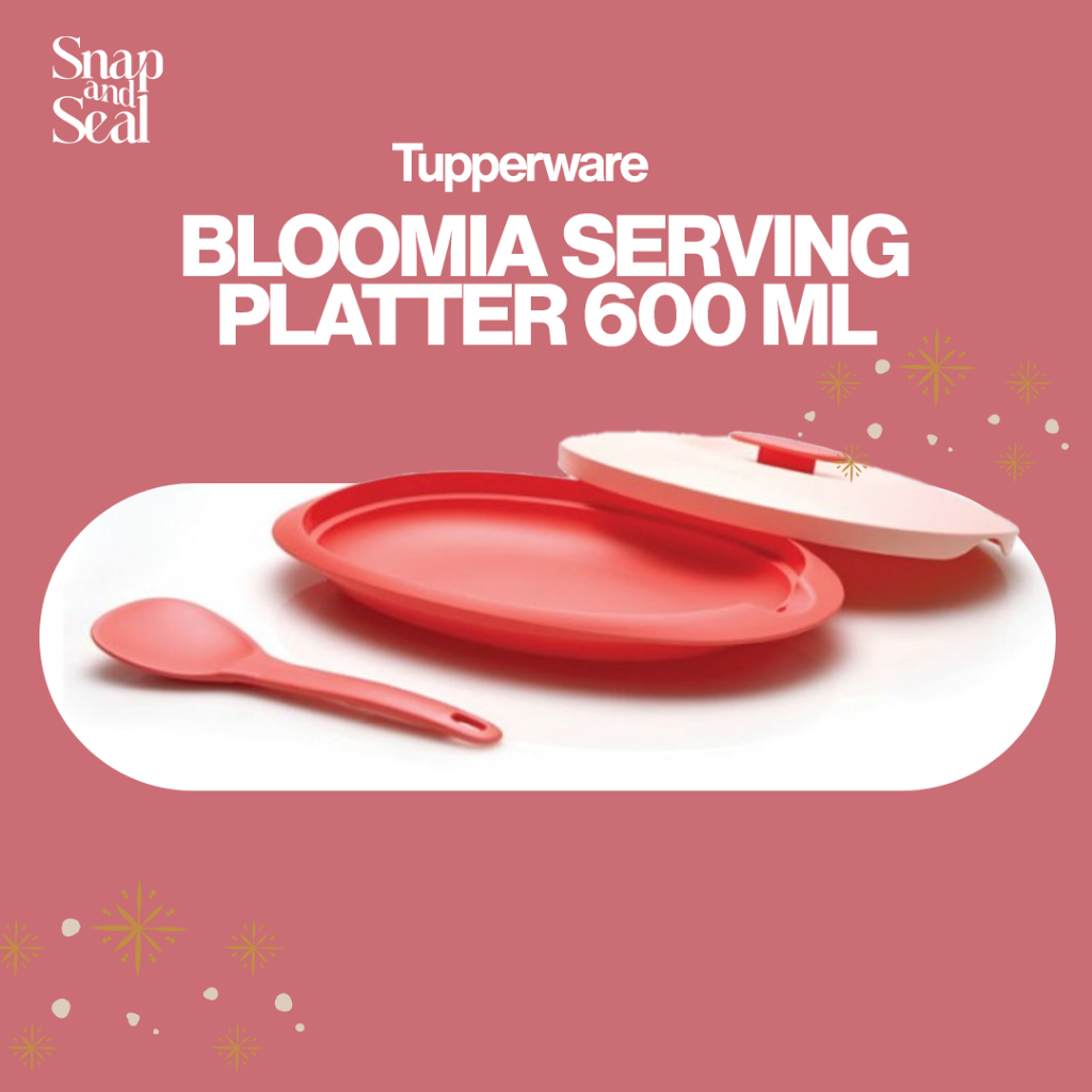 Jual TUPPERWARE BLOOMIA SERVING PLATTER 600 ML | Shopee Indonesia