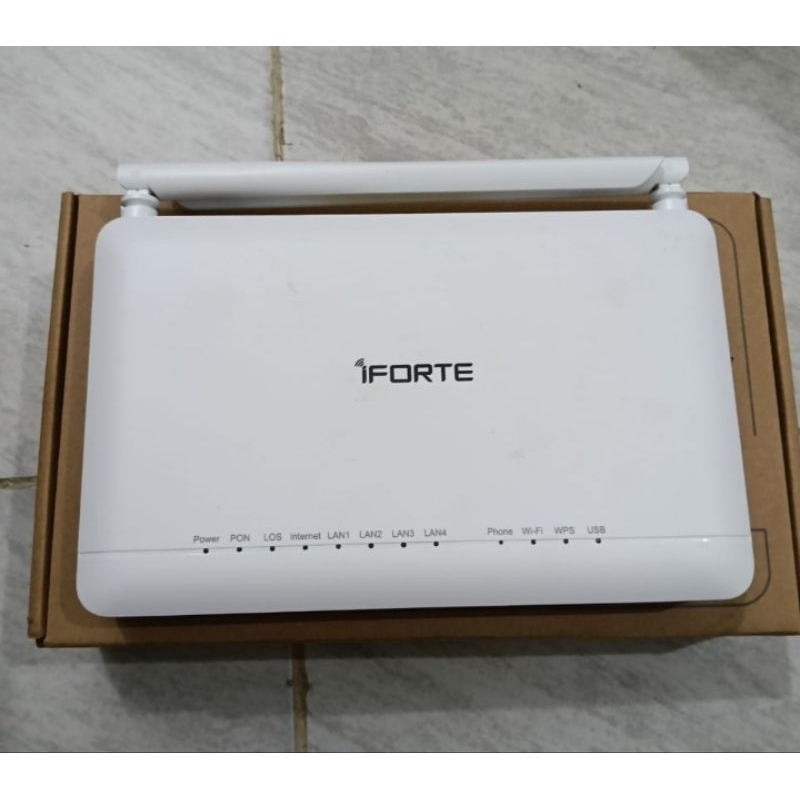 Jual MODEM/ROUTER ZTE F679L + ADAPTOR (FO BIRU) | Shopee Indonesia