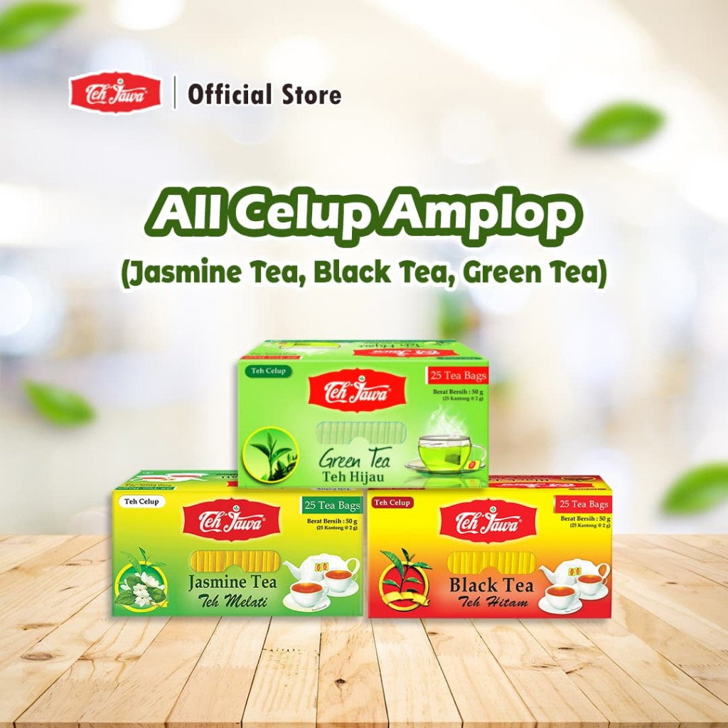 Jual Teh Jawa Enveloped Tea Bag Starter Pack ( Isi 3 pack Celup Amplop ...