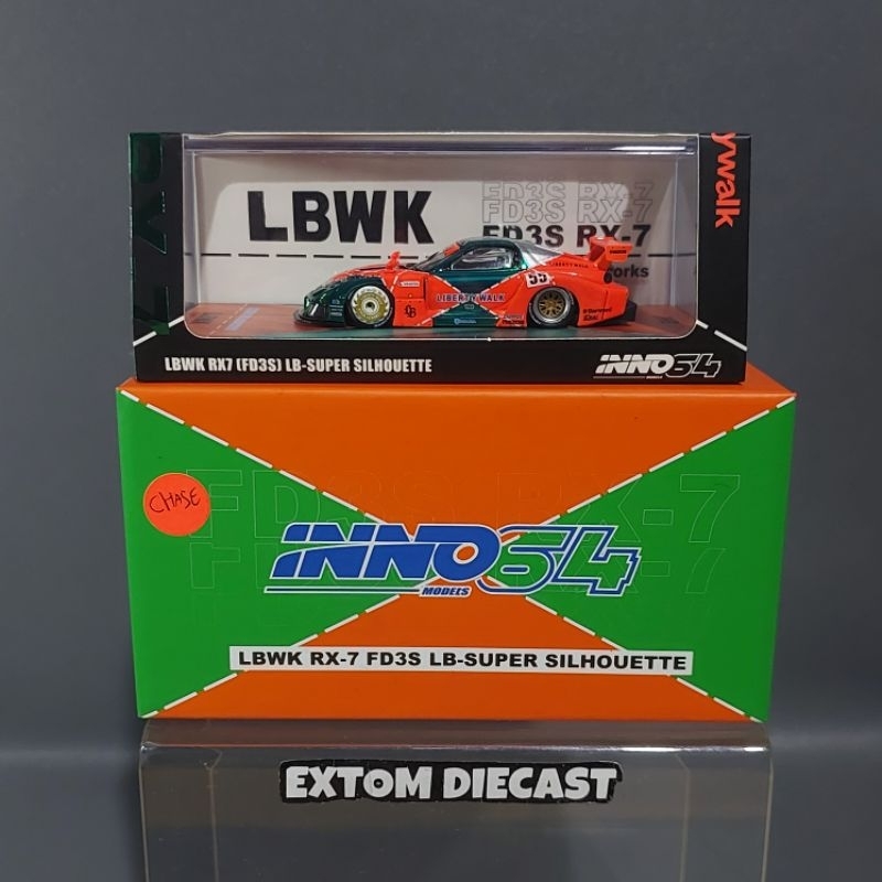 Jual Inno64 Mazda RX7 FD3s Super Sillhoutte Hyuma Kato LBWK Chase ...