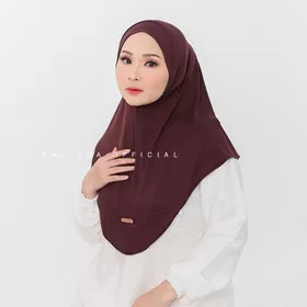 Kalisha X Mima Vanya Instan Bergo Rayon Viscose Ukuran M L
