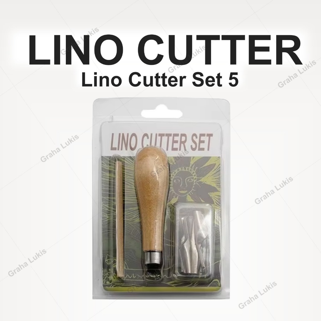 Jual Lino Cutter Set 5 / Alat Ukir Pahat Set 5 | Shopee Indonesia