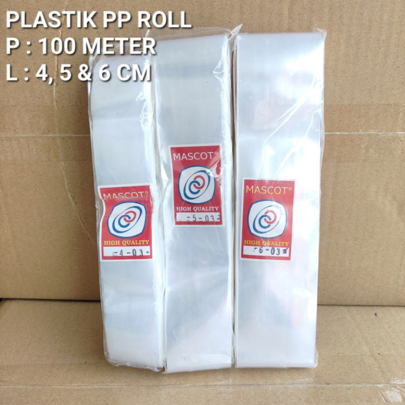 Jual Plastik PP Roll Panjang 100 Meter @250gr/ Pak | Shopee Indonesia