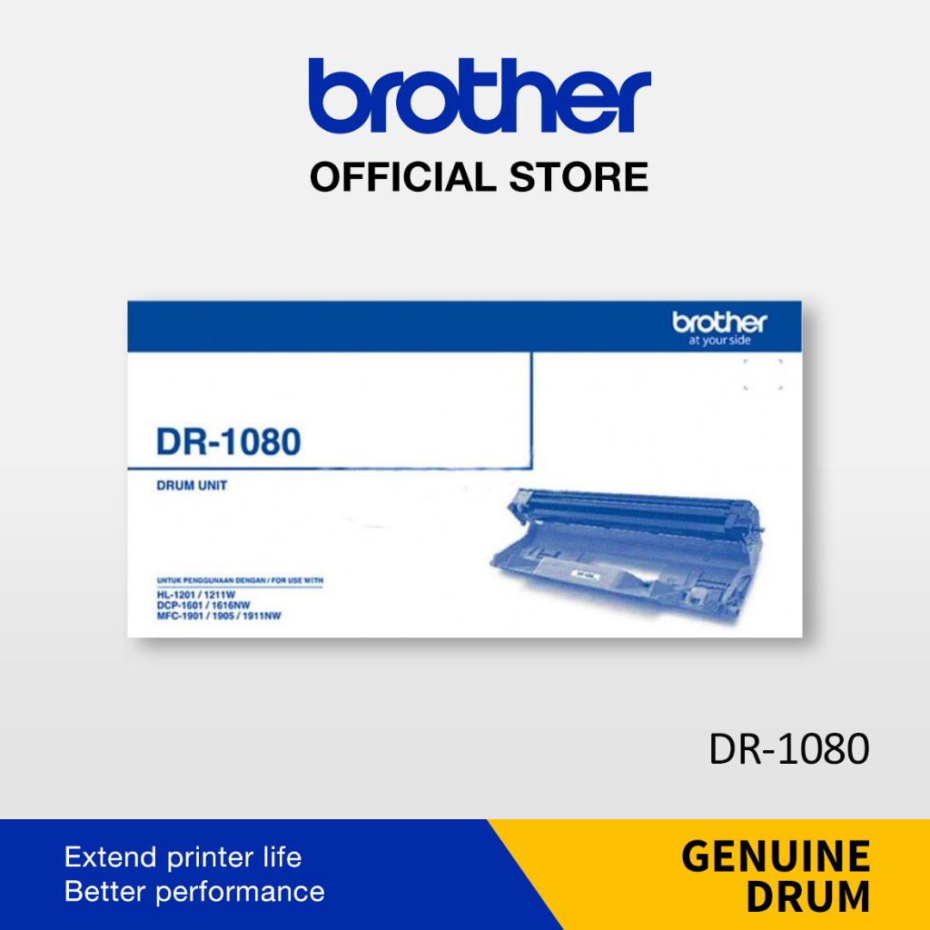 Drum Toner Brother Original DR1080 for HL-1211W, DCP-1616NW, dll - Original Resmi