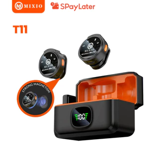 MIXIO T11 Magnetic Mic Wireless Clip on Microphone Mikrofon Lavalier HP Plug & Play