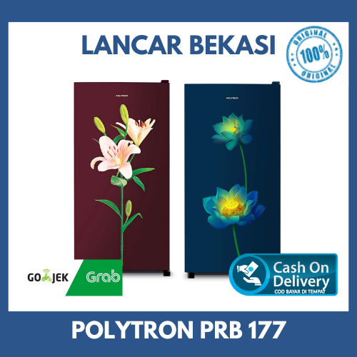 Jual POLYTRON PRB 177 Kulkas 1 Pintu Beauty Steel (170 Liter) - GARANSI ...