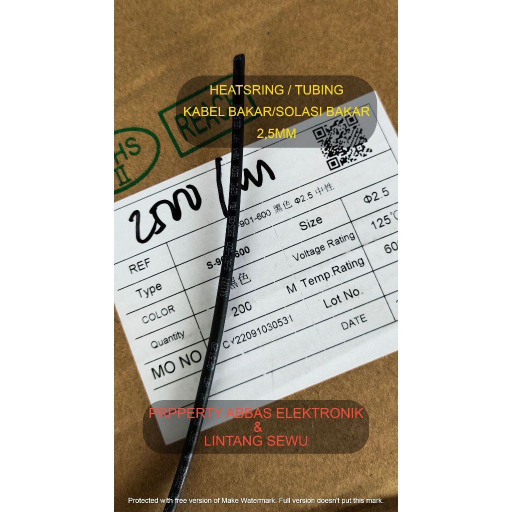 Jual HEATSRING TUBING SOLASI BAKAR KABEL BAKAR HEAT SRING HEATSRINK 2 ...