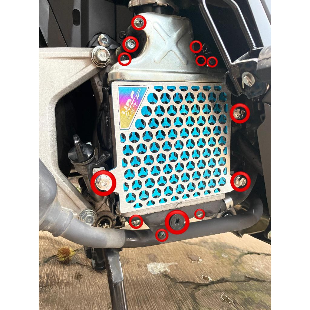 Jual BAUT 1 SET RADIATOR ( 13 BAUT ) MODEL 2 KUNCI VARIO 125 / 150 LED ...