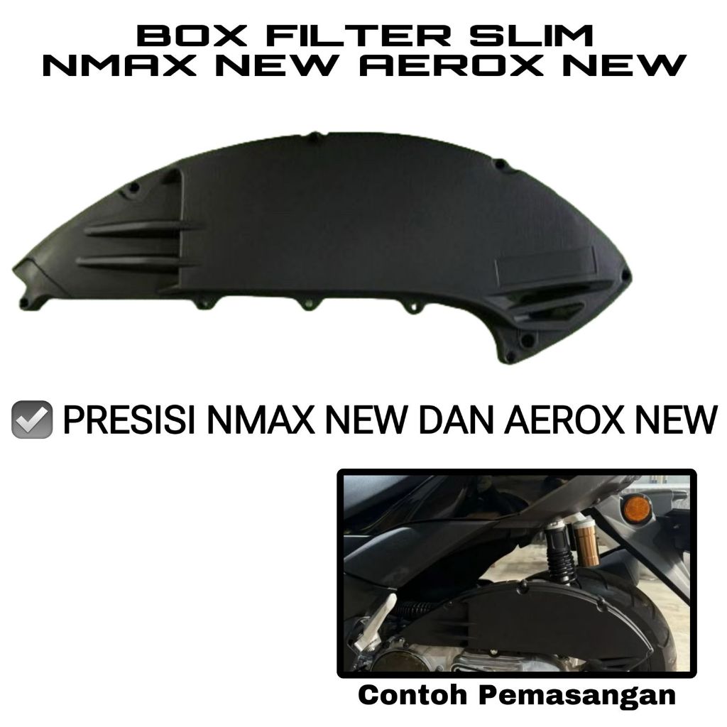 Jual BOX FILTER SLIM NMAX - box filter n max new aerox new slim cover ...