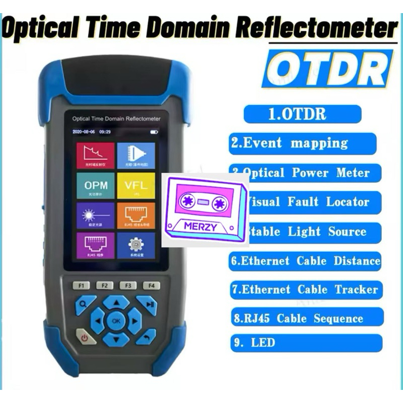 Jual JW3302SJ ⭐️ JW3302S ⭐️ Fiber Optic OTDR Tester 1310 1550nm 9 IN 1 ...