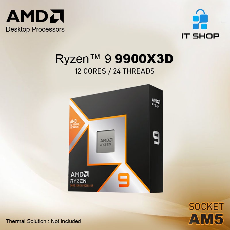 Jual Processor AMD AM5 Ryzen 9 9900X3D Box by EMD | Shopee Indonesia