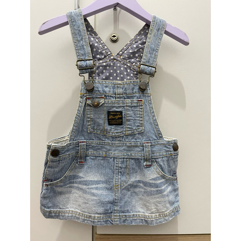 Jual [PRELOVED] overall rok jeans denim wrangler anak / bayi | Shopee ...