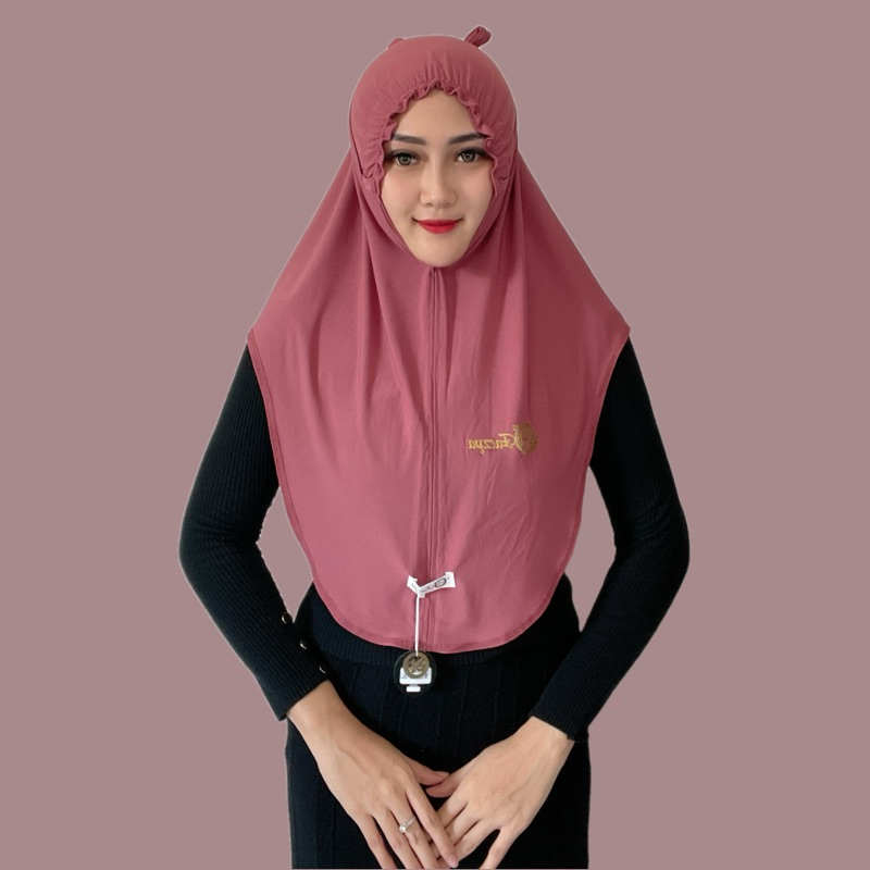 Jual Indah Store - Hijab Instan Bergo siria kerut af Muslim