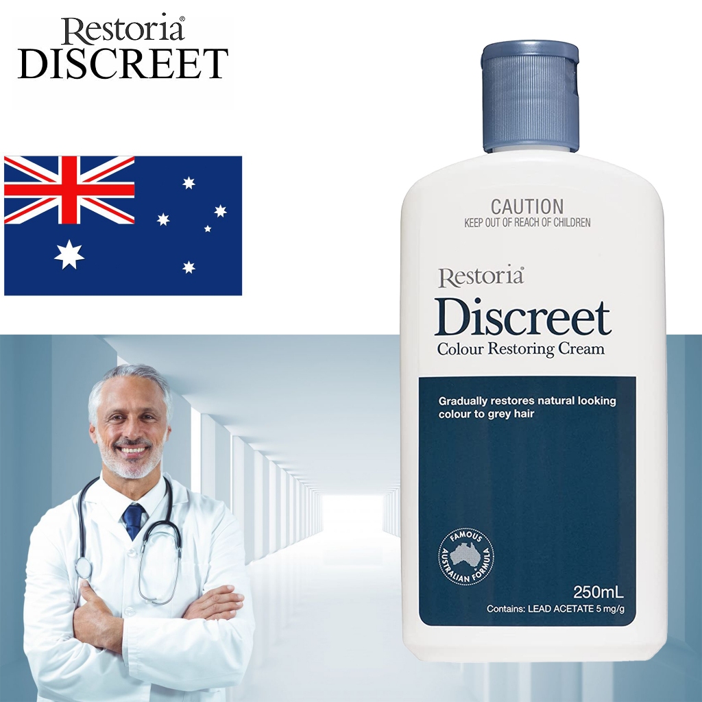 Jual Restoria Discreet Colour Restoring Cream 250ml / Restoria Discreet ...