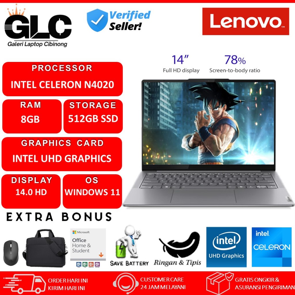 10th Gen Lenovo Laptop N4020 Price Laptop Terbaru Lenovo Ideapad