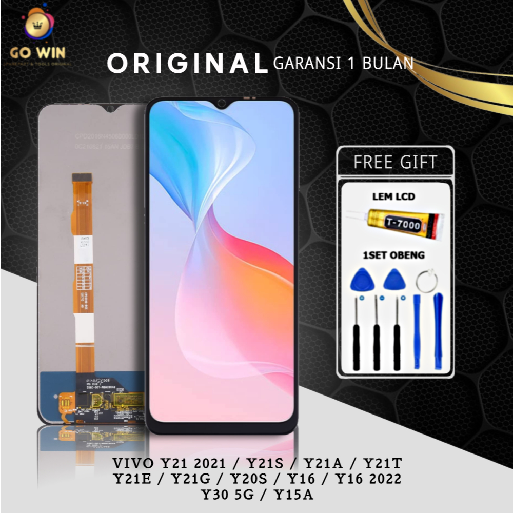 Tiroir Double SIM Bleu Pour VIVO Y21 (2021), Y21S, Y21T – Compatibilité Garantie