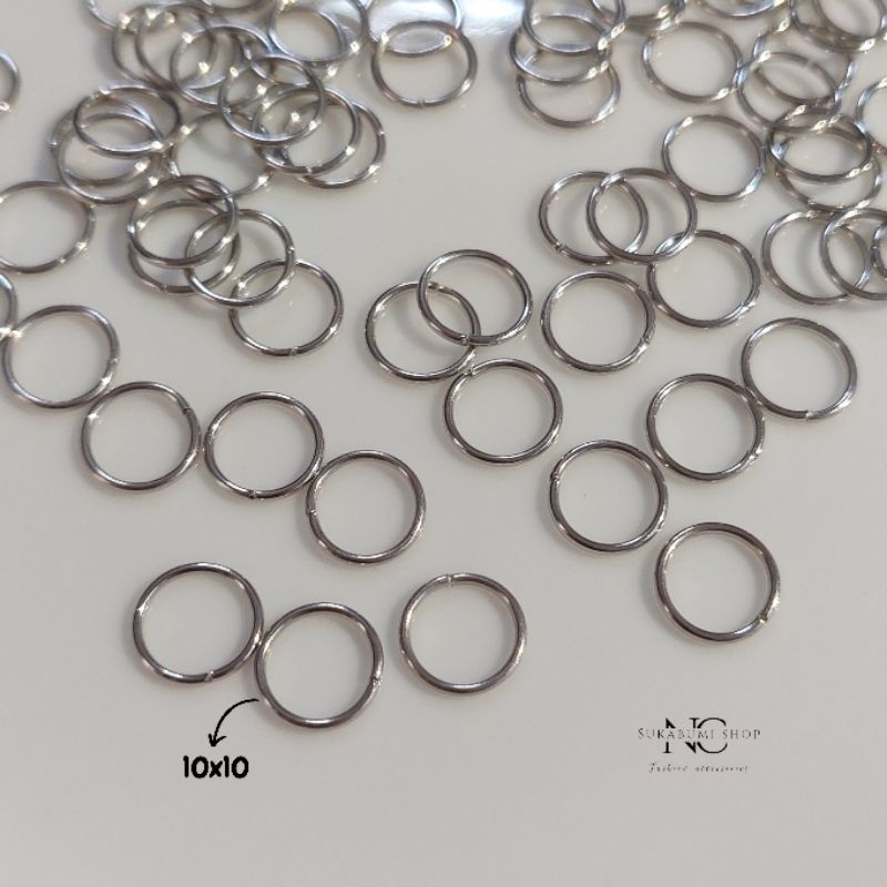Jual NC - Ring Bulat Silver / Jamring Silver ( 20gram ) - Kerajinan ...