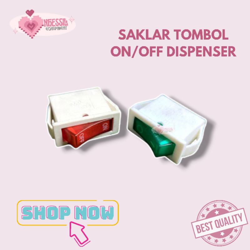 Jual Saklar Tombol On Off Dispenser | Shopee Indonesia