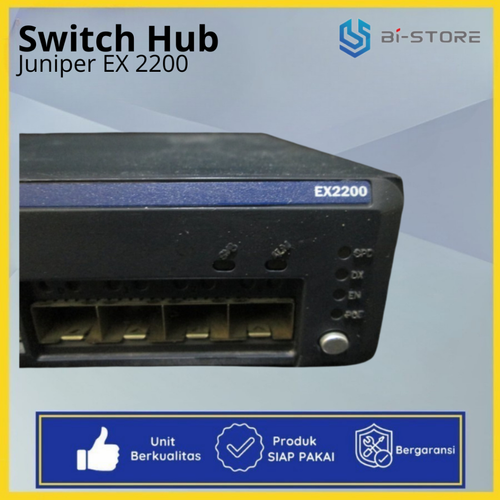 Jual Switch Hub Gigabit Juniper EX 2200 48 Port Dengan 4 Port SFP ...