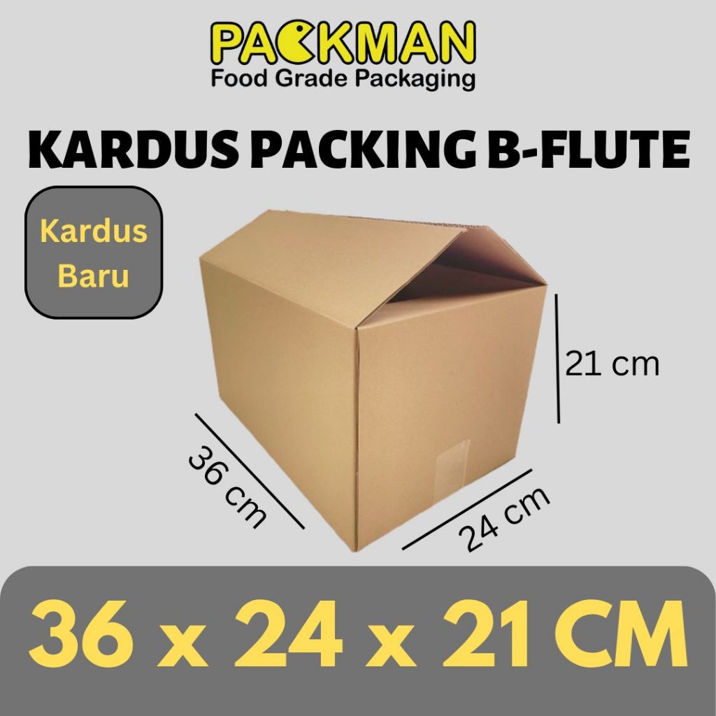 Jual KARDUS PACKING 36x24x21 cm / BOX KARTON CORUGATED B-FLUTE ...