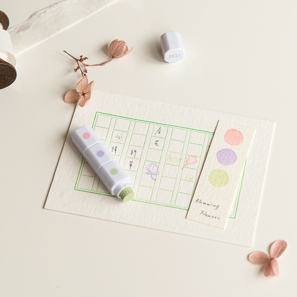 Jual MU Lifestyle - 'Inky Pen' Mini Compact Portable Stamp Ink Pad ...