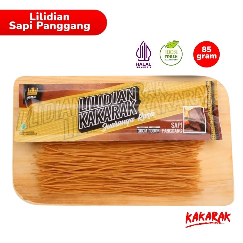 Jual KAKARAK - Lilidian Sapi Panggang 85gr | Shopee Indonesia