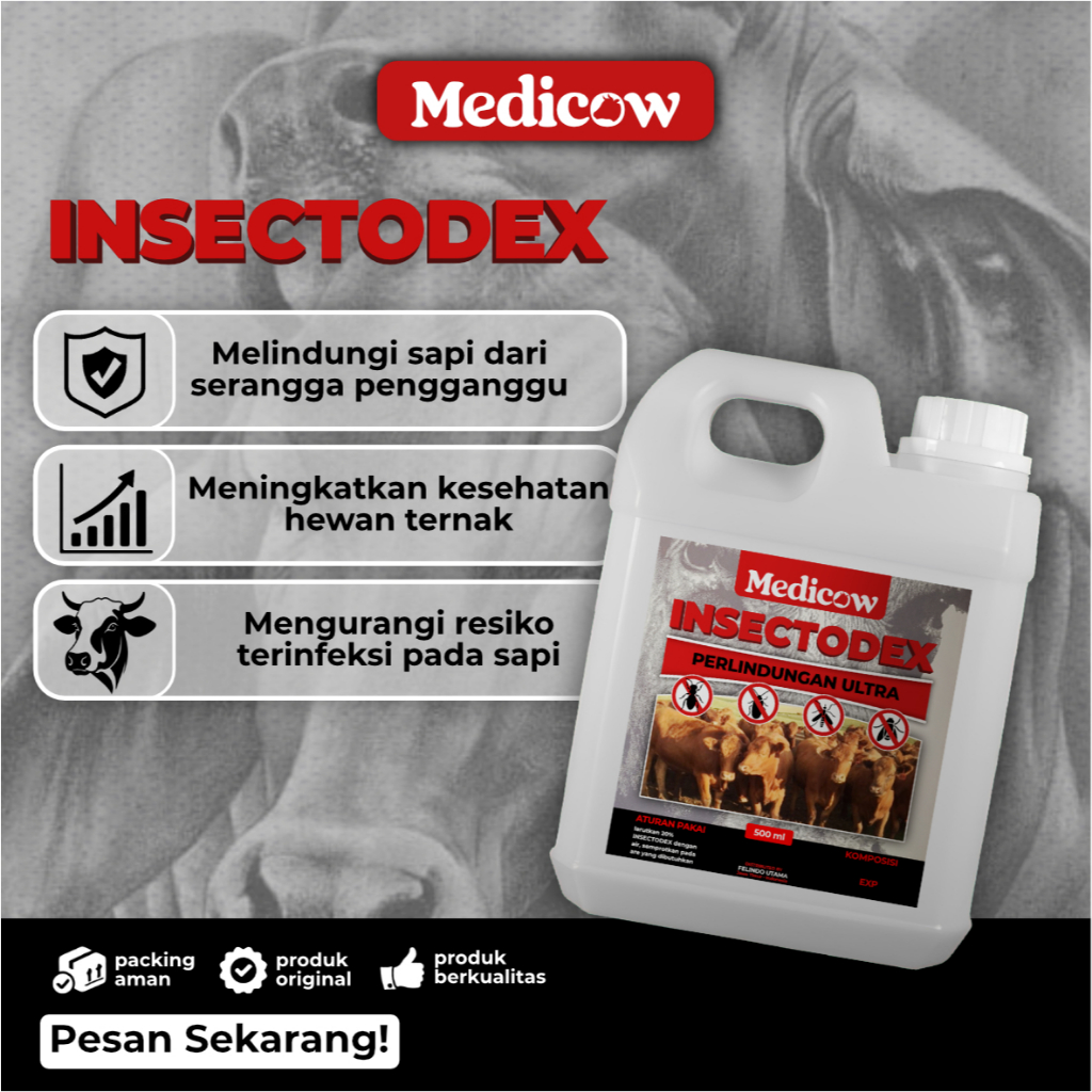 Jual Medicow Insectodex 500ml disinfektan menghilangkan bakteri, virus ...