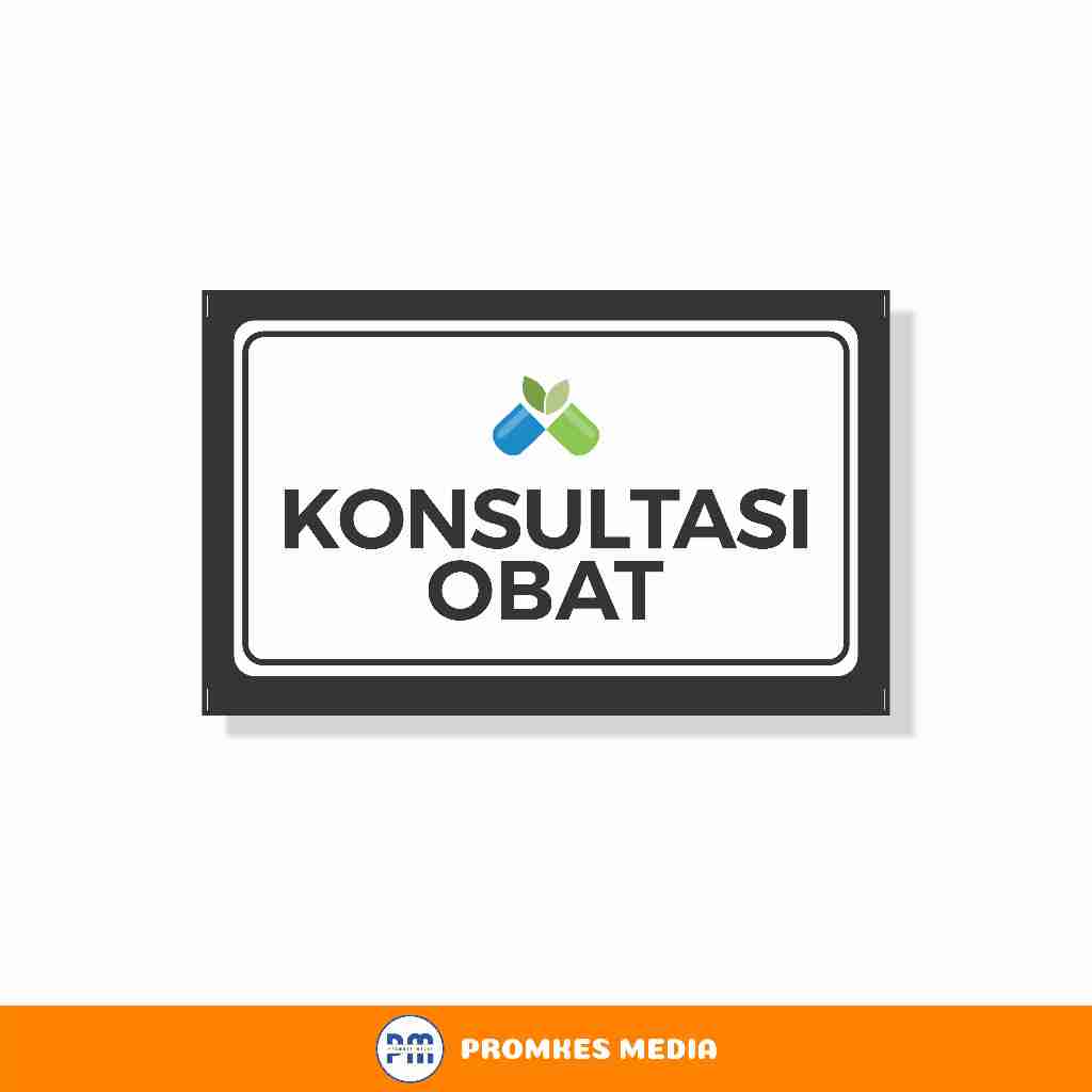 Jual Stiker Konsultasi Obat : Farmasi Sign | Shopee Indonesia