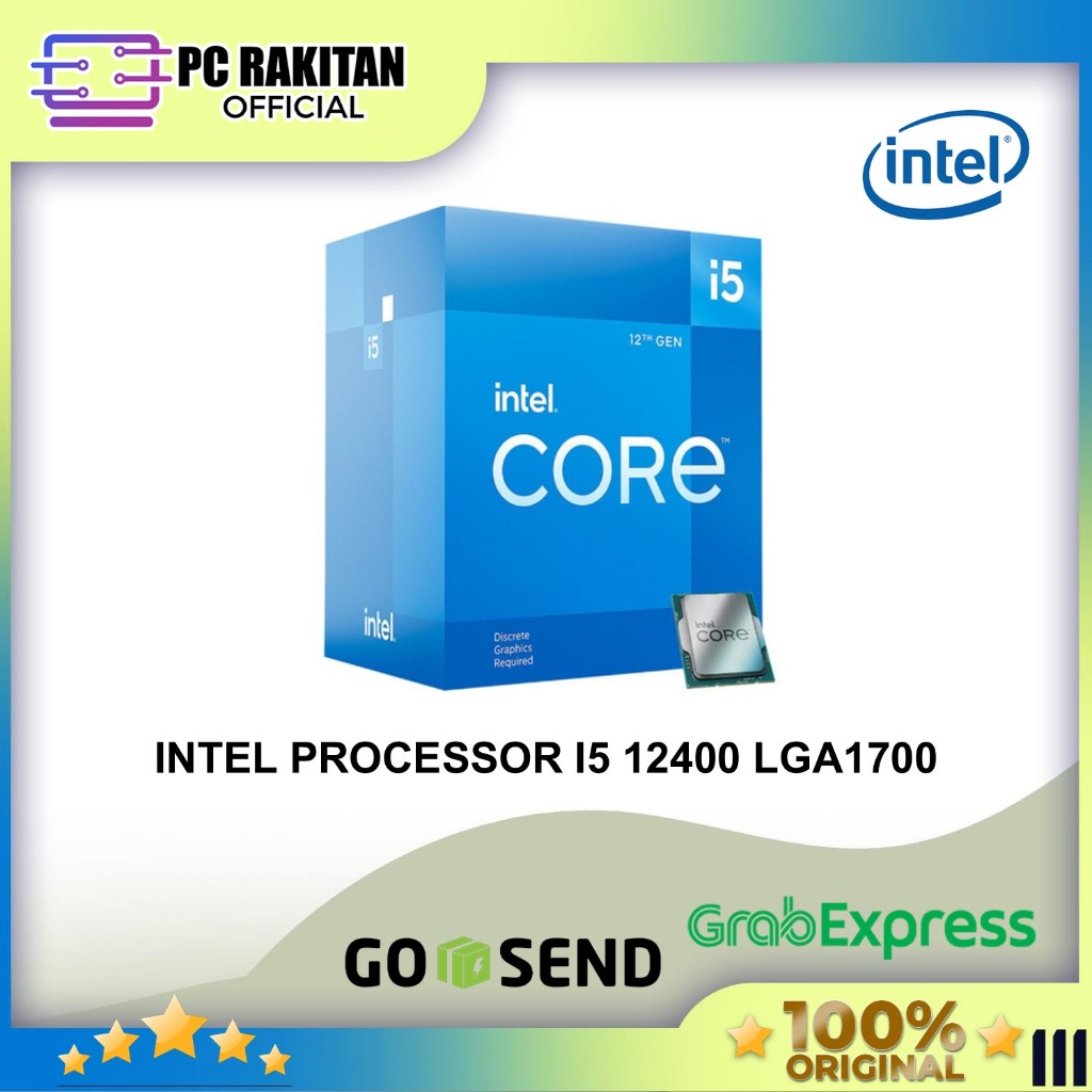 Jual INTEL PROCESSOR I5 12400 LGA1700 3Y | Shopee Indonesia