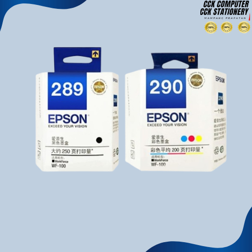 Jual Tinta Epson 289 Black / Epson 290 Color Original | Shopee Indonesia